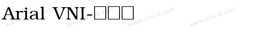 Arial VNI字体转换